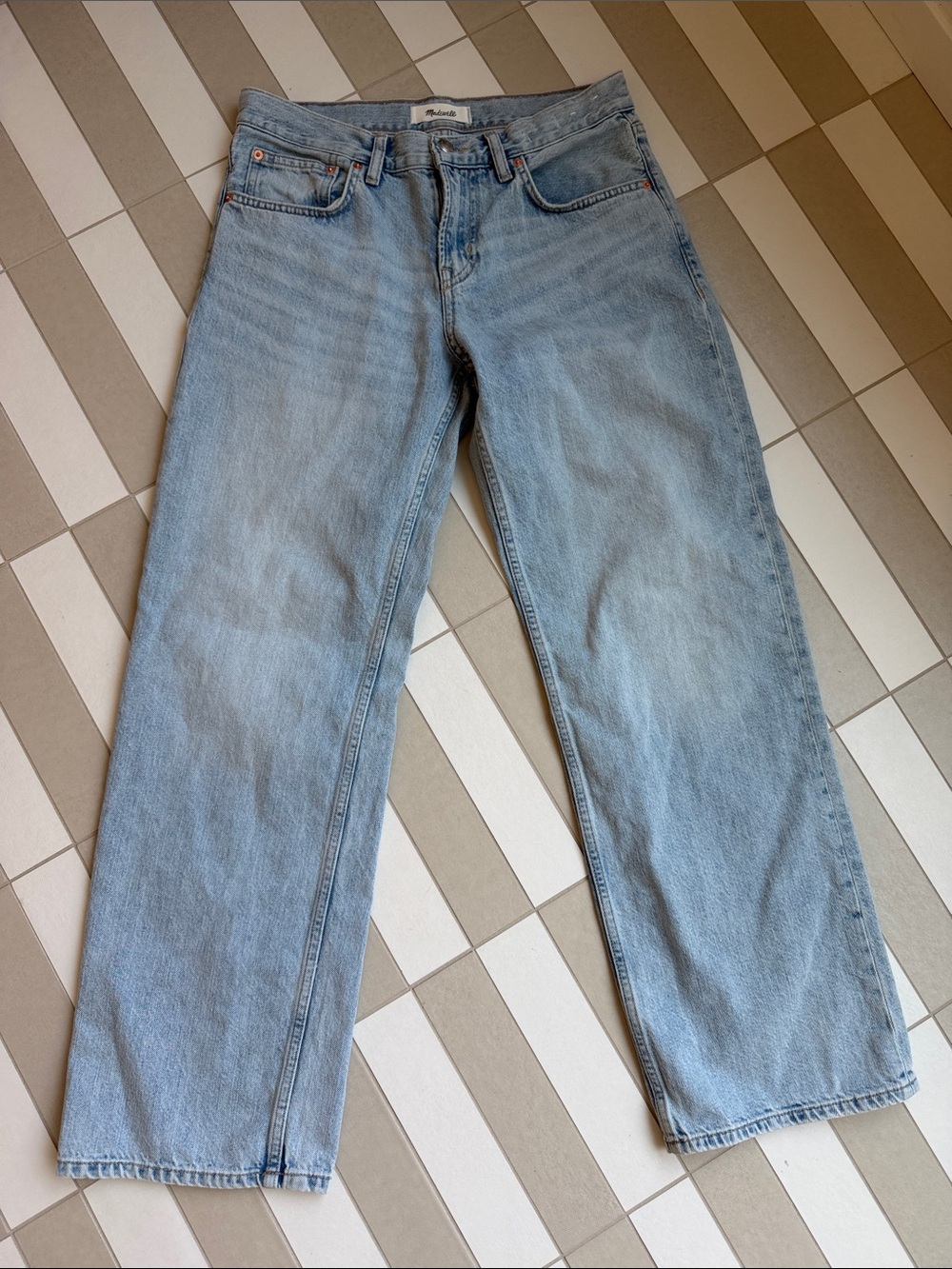 Madewell women’s jeans low rise loose jeans size 27 - Picture 9 of 13